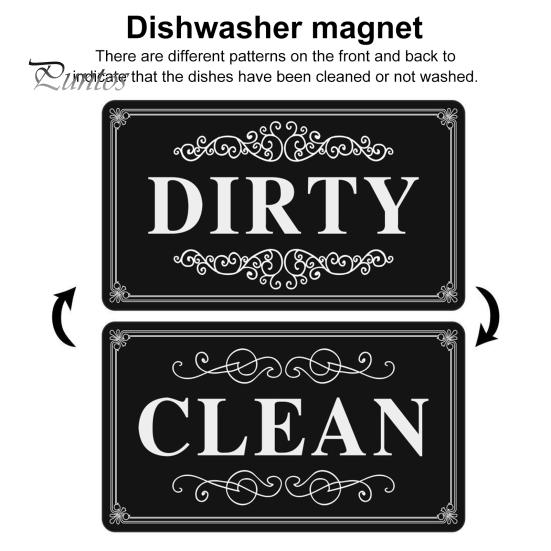 2 шт. грязно-чистый магнит для посудомоечной машины посудомоечная машина грязно-чистый магнитный индикатор акриловый знак украшение для кухни холодильника