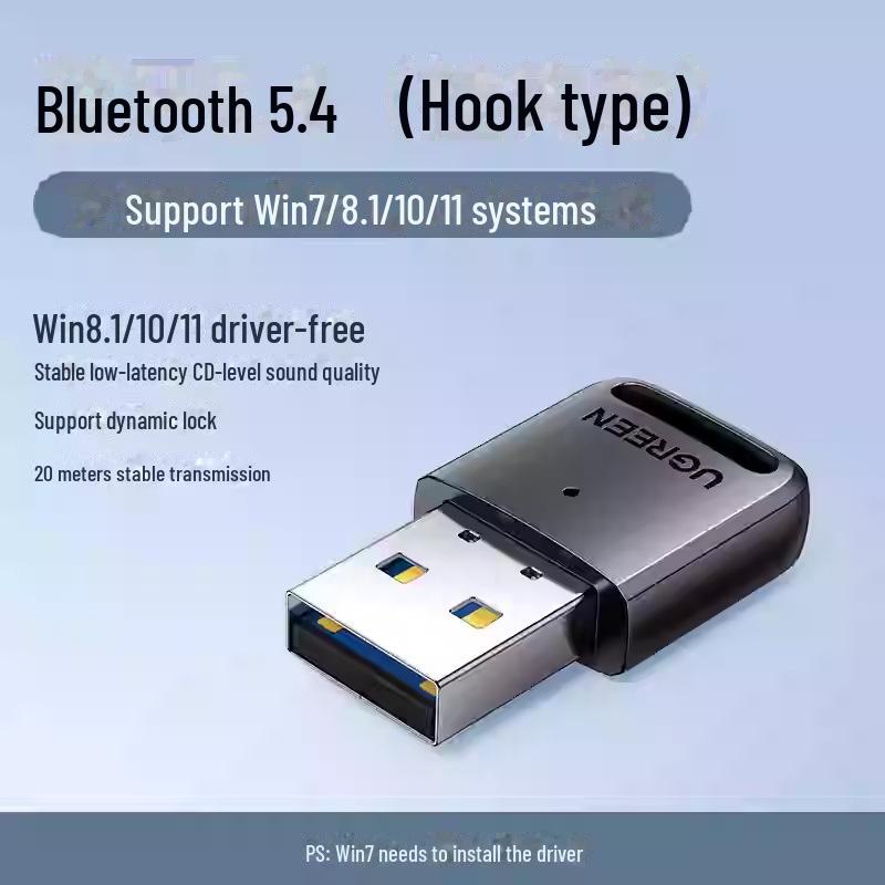 USB-адаптер Greenlink Bluetooth 5.0 для настольных компьютеров и ноутбуков (Виндовс 7/10)