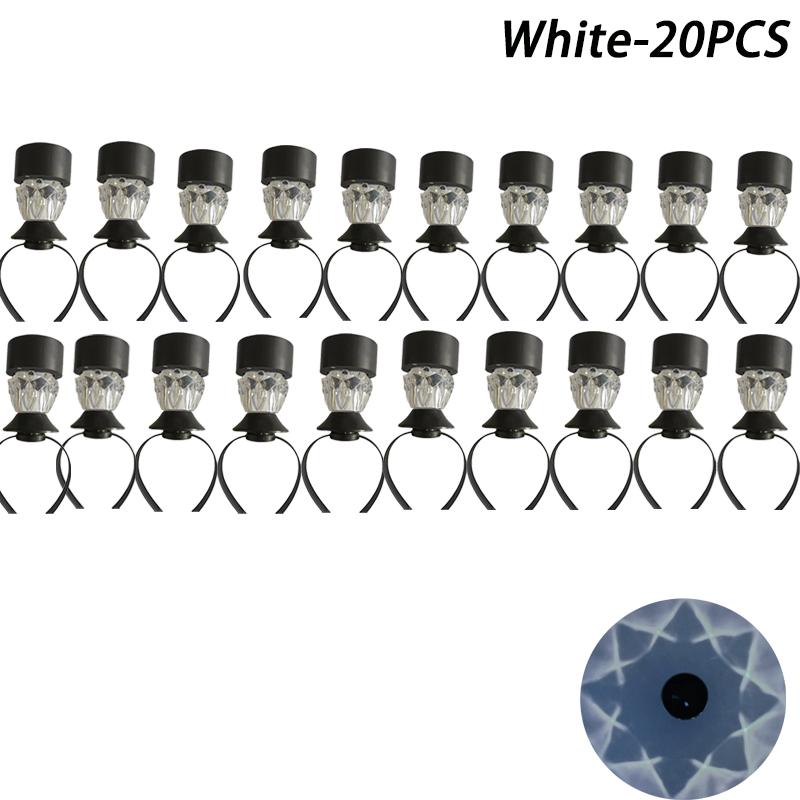 20 упаковок светильника солнечный бассейн светильник рамка на земле для бассейна открытый бассейн ограждение декоративные аксессуары водонепроницаемый светодиод