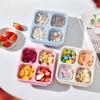 Многосекционная коробка для закусок Bentos, многоразовый контейнер для приготовления пищи для детей и взрослых, органайзер для хранения продуктов