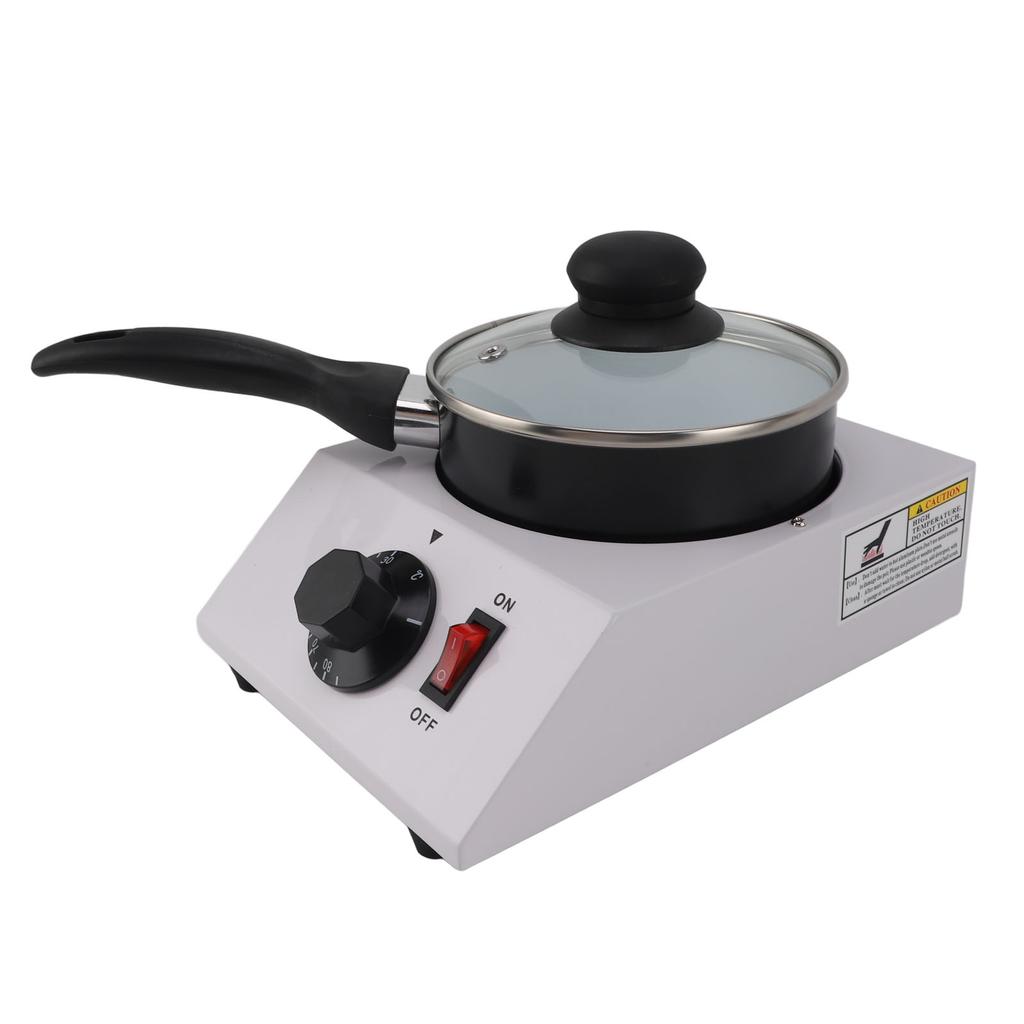 Машина для плавления шоколада, одна кастрюля, 30‑85 градусов по Цельсию, ручное управление, 1 кг, антипригарная алюминиевая плавильная машина для шоколада
