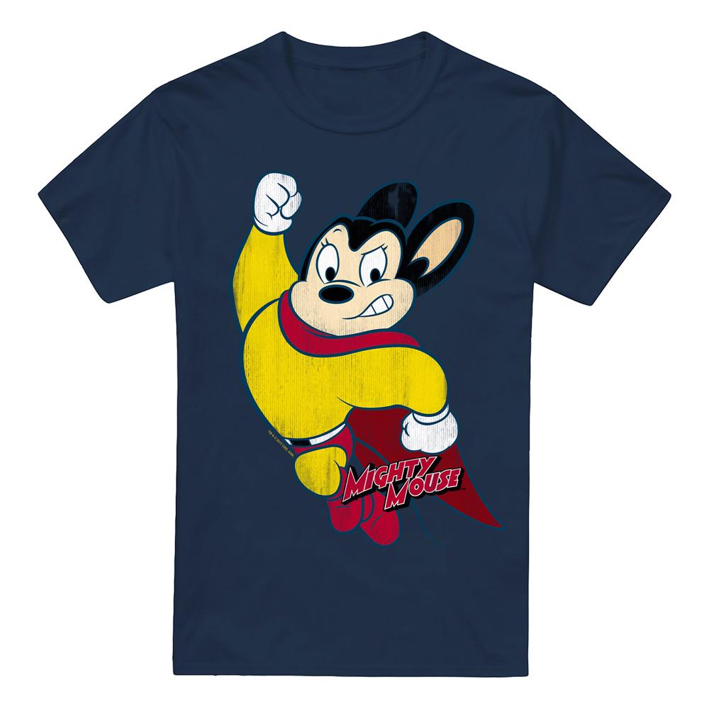 Mighty Mouse Mens Classic Hero T-Shirt