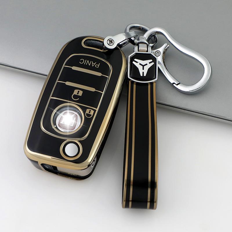 Итальянская сумка-чехол из мягкой резины TPU для ключей Fiat - Горячий трансграничный товар Защитная крышка для автомобиля