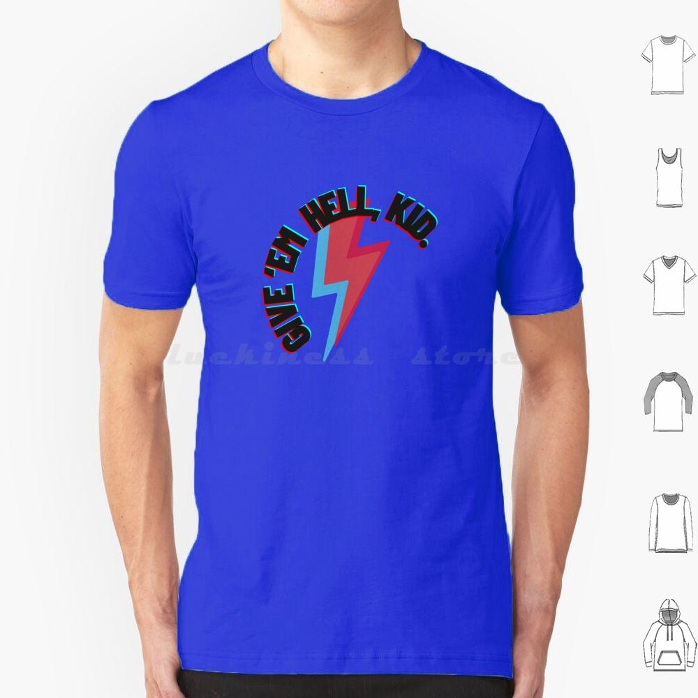 Give em Hell Kid T Shirt Cotton Men Women DIY Print Mcr Gerard Way Mikey Way Ray Toro Frank Iero Three Cheers Three Cheers
