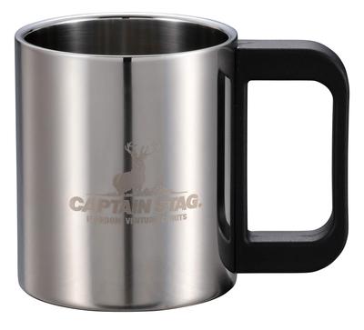 CAPTAIN STAG Чашка для улицы, стакан, 250 мл, двойная полая нержавеющая сталь с двойной структурой, НОВЫЙ малайский UH-2008