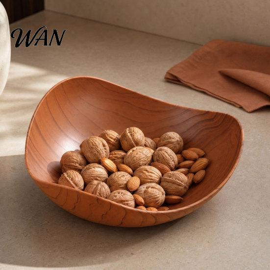 Food Storage Plate Fruit Plate, Large Capacity Stackable Snack And Dried Bowl for Durable Dish Kitchen Counter, Nut Tray Home Cafe Restaurant