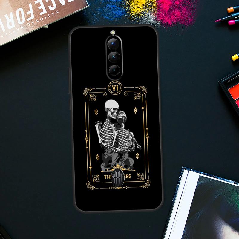 Чехол Таро Смерти для ZTE Nubia Red Magic 9 8 8S Pro Plus RedMagic 6 7 Pro 6S 7S Pro 5S 6R 5G Задняя крышка