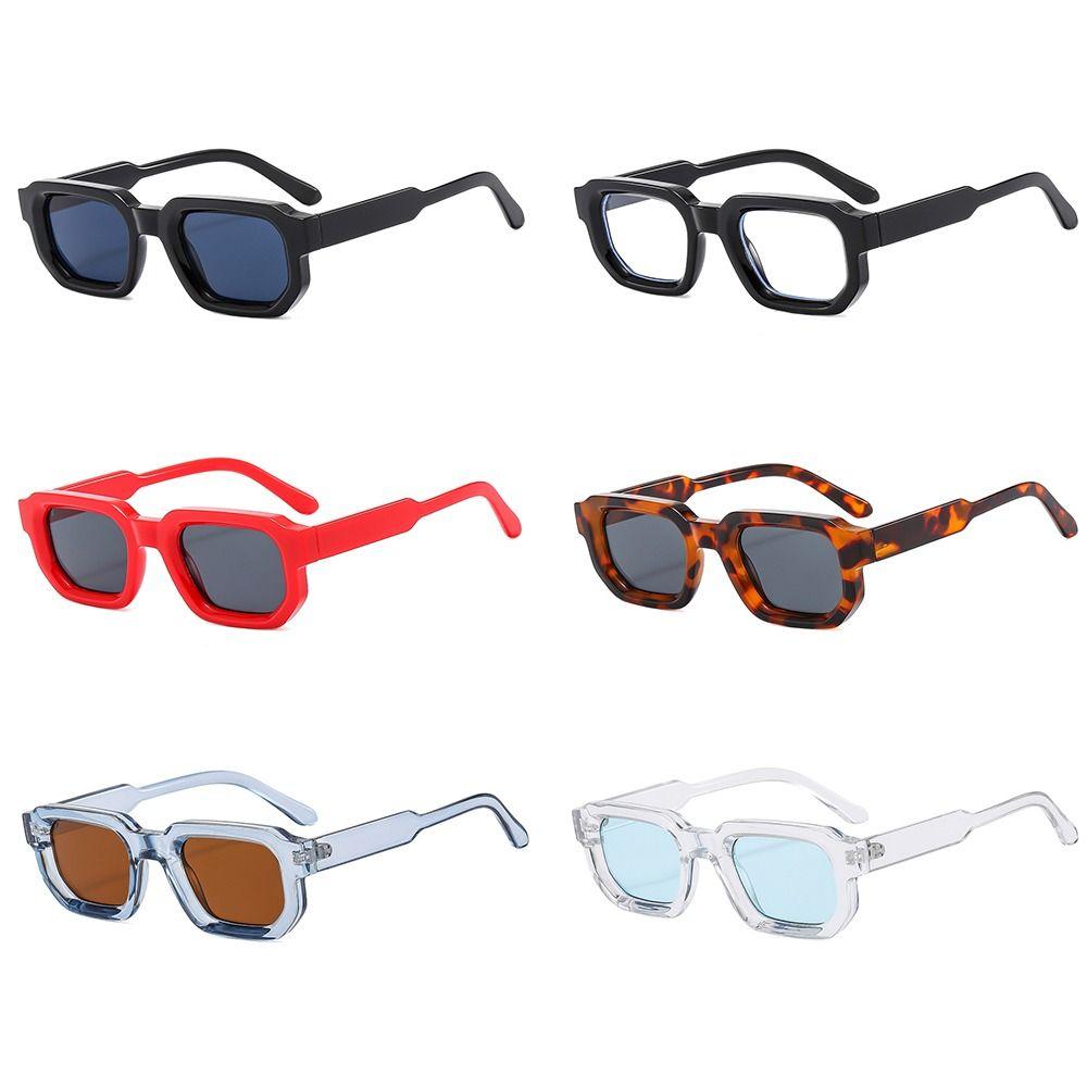 Punk Shades UV400 Protection Sun Glasses Vintage Square Frame Sunglasses for Women & Men