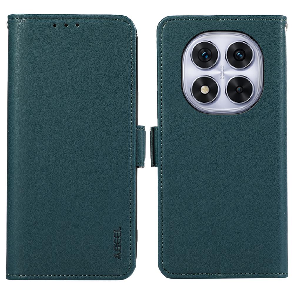 ABEEL Чехол для Xiaomi Redmi Note 14 Pro 5G/Poco X7 5G Кожаный чехол для телефона с RFID-блокирующим кошельком