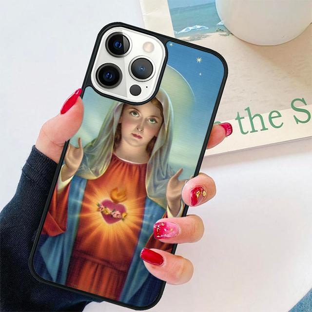 Virgen de Guadalupe Coque Shell For iPhone 17 Air 15 16 14 13 12 Pro Max 11 Pro Max Plus Phone Case Cover