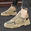 Fashion Lightweight Men's Work Shoes British Style Casual Board Shoes Comfort Man Sports Shoes Trendy Sneakers Men Boots