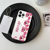 Милый чехол для телефона L-Lotso для iPhone 17/16/15/11/13/14 Pro Max Plus/X/Xr/Xs Max/12mini Air Прозрачный Clear