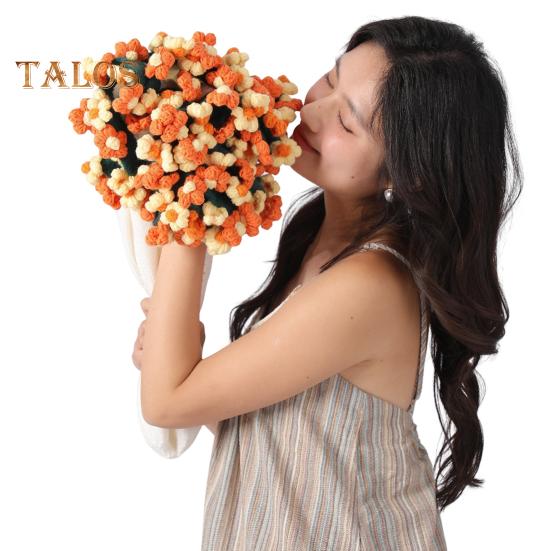 Вязаный крючком букет ромашек Вязаный крючком букет Одеяло ручной работы Цветы Плед для домашнего дивана Кровати Дивана Декор