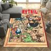 Heroes Sun Area Rug Perfect for Hallway Dormitory Playrooms Foyer Anti-slip Rug Anime Office Decor Best for Christmas