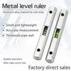 Мини Маленький Уровень 8012 Портативный Уровень Пузырь Алюминиевый Сплав Нивелир Высокоточный Бытовой Уровень