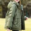 Модное женское пальто Зимние куртки с капюшоном Свободные Толстые Теплые Женские парки