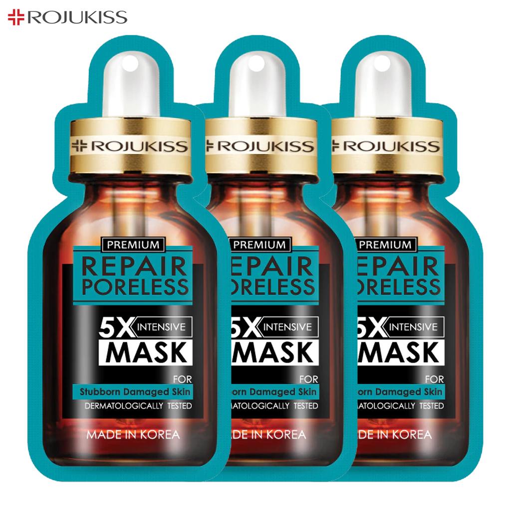 Rojukiss Акне/Укрепляющая/Красная сыворотка/Глута/HYA/Омега/Идеальная/Восстанавливающая/Белая/Цинковая интенсивная маска без пор 5X 25 мл - Thai Skincare