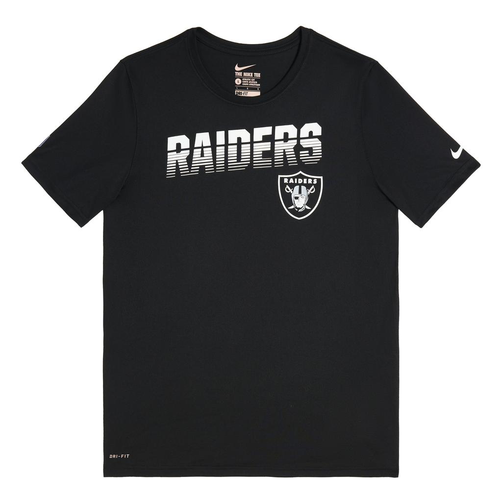 Nike NFL Collaboration Dri-Fit T-Shirt Rangers Team Logo Letter Crew Neck Short Sleeve Kids Tops Black 3Z1B7FBGN-RAI