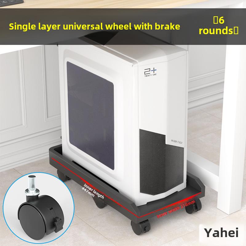 Регулируемая охлаждающая подставка для настольного ПК с полкой для хранения