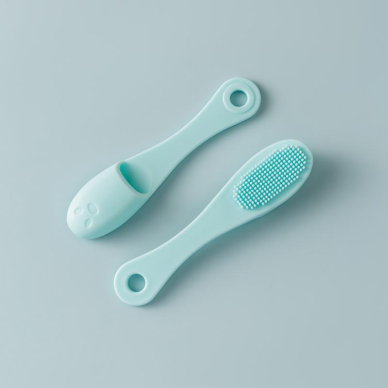 Мини Силиконовая Щетка для Очищения от Черных Точек и Акне Мягкая Кисть для Макияжа Красота Очищение Лица Щетка для Поры Носа Очищающие Напальчники