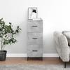VidaXL Sideboard Concrete Grey 34.5x34x90 Cm Engineered Wood 828624
