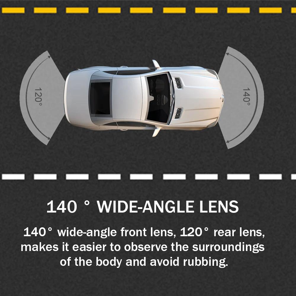 4-inch Dashcam, Dual-lens Touchscreen, 1080P HD Night Vision Car DVR