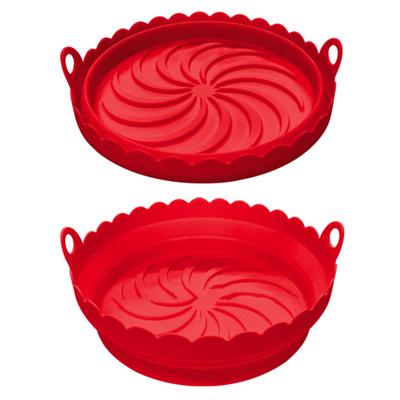 Противень для выпечки с двойными ручками, многоразовый, для домашнего использования, для жарки курицы, сменный коврик, ежедневно, AVE