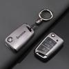 HIAQ2 Car Flip Remote Key Fob Case Cover Protector Shell Bag For Skoda Octavia A5 A7 Fabia Superb Kodiaq Karoq Keychain Accessories