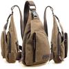 Mens Canvas Outdoor Travel Military Messenger Satchel Crossbody Shoulders Bag Backpacks