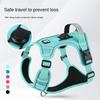 Шлейка для собак Светоотражающая средняя тактическая жилетка для больших собак Водонепроницаемая ткань Оксфорд Шлейки для собак Аксессуары для домашних животных Принадлежности для собак Поводок для собак