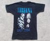 26 NIRVANA Винтажная футболка 90-х Тур Черная Размер S M L 2345XL DO279 Унисекс Футболка