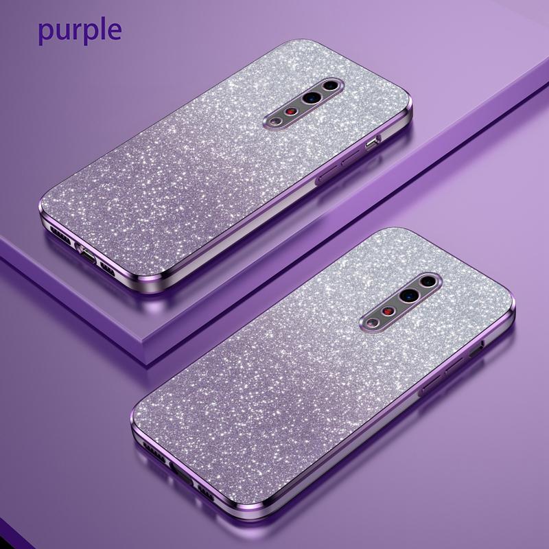 Для OPPO RENO Z Reno 2 2Z 3 3 5 5K Чехол Блестящий Роскошный Гальванизированный Блестящий Чехол для Телефона Противоударный Мягкий Бампер Прозрачная Задняя Крышка