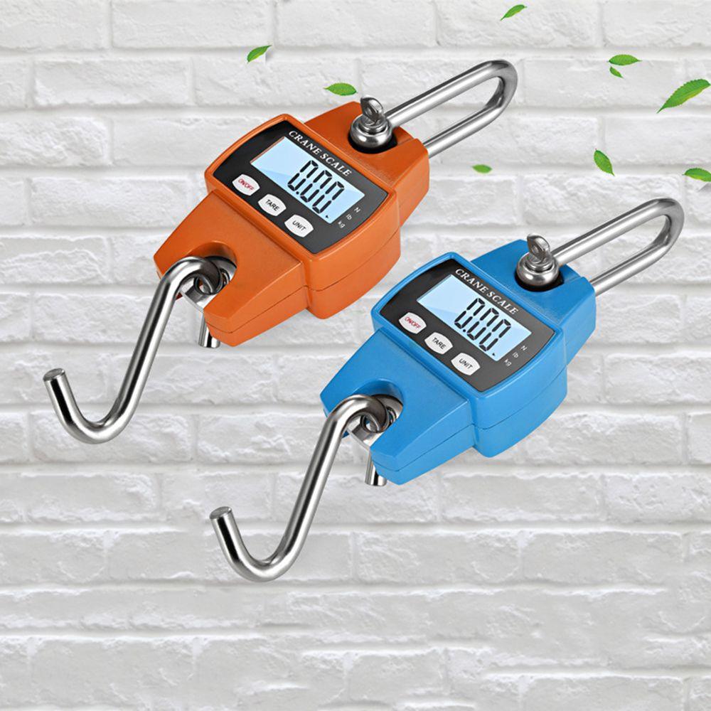 Портативные Весы Балансир Сверхмощные Электронные Весы Крановые Весы 300 кг ЖК-Дисплей Цифровые Весы