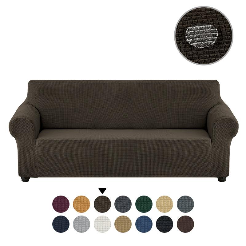 Waterproof Elastic Sofa Covers 1/2/3/4 Seats Solid Couch Cover Sofa Slip Cover Protector Bench Covers
