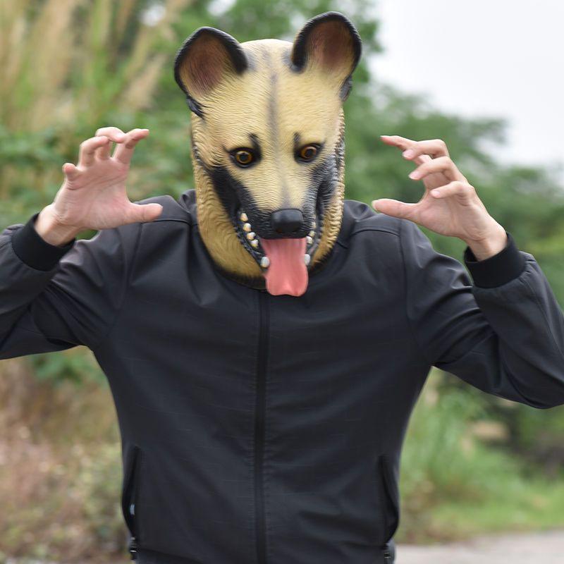 Halloween Party Wolf Dog Mask Funny Cosplay Costume Parties
