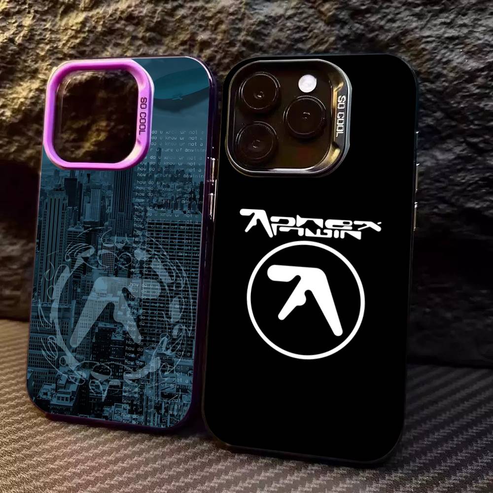 Музыкальная группа A-Aphex T-Twin Для IPhone 17 16 15 14 13 12 11 Pro Max Plus Цветной Ударопрочный Задний Чехол для Телефона