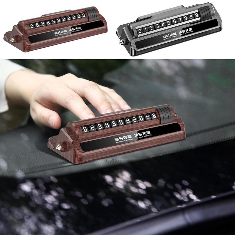 Временный номерной знак парковки автомобиля, парковочная карта, стеклобой, держатель для телефона, номерной знак для автомобиля