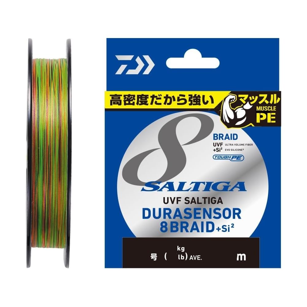 Daiwa UVF Saltiga Dura Sensor X8+Si2 1.2мм 300м Многоцветная ПЭ Леска Рыболовные Снасти
