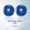 2Pcs Car Coaster Water Cup Bottle Mat Anti-slip Pad for Volkswagen VW R Rline ID.3 ID4 Polo Passat B5 B7 Golf 8 Touran Caddy GTI