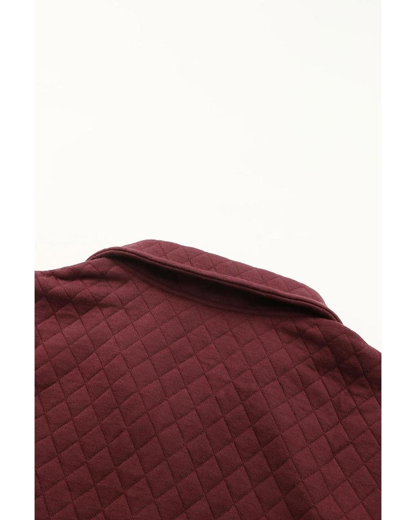 Azura Exchange Свитшот с геометрической текстурой и клетчатой отделкой