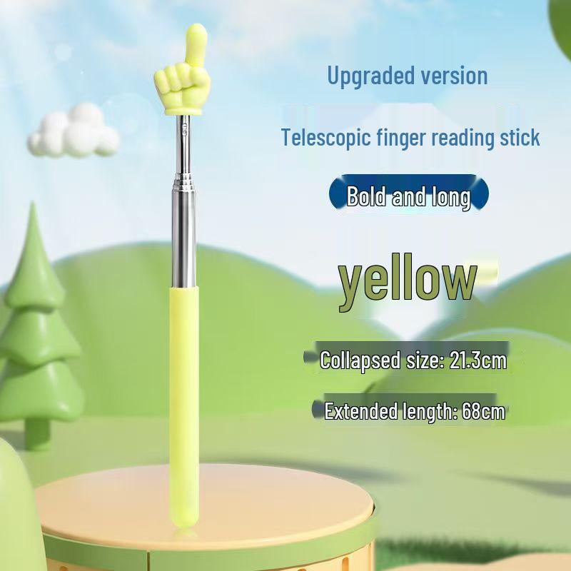 In Stock Retractable Stainless Steel Baton for Children's Finger Reading and Classroom Teaching
