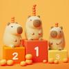 MIT Capybara Night Light Cute Cartoon USB перезаряжаемая светодиодная лампа для новорожденного, сенсорный светильник, рождественский подарок для декора спальни малыша
