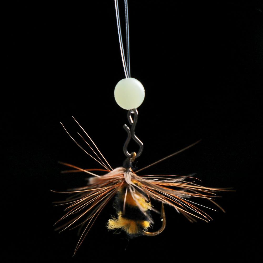 100 шт/пакет Горячее море Пластиковые стопоры Светящиеся шары Рыболовные поплавки Бусины Светящийся свет