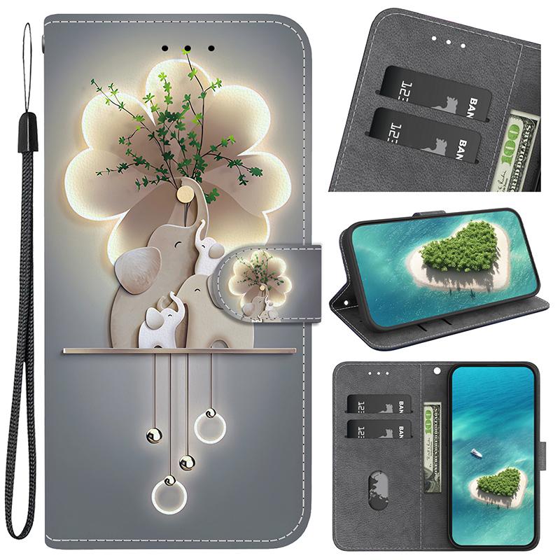 Чехол-книжка с подставкой для Honor Play 60 Plus 9T 5G 200 Smart 200 400 Lite 200 Pro 5G, чехол-кошелек с рисунком
