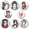 32/44/58mm Anime Heaven Official's Blessing Brooches Cartoon Figure Hua Cheng/Xie Lian Badge Button Pin Cosplay Souvenir Toy Cute Fans Gift