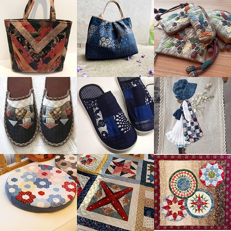 50 шт. Набор ткани для рукоделия с цветочным принтом, квадратный, сделай сам, для темной ткани, винтажный пэчворк, кукольная ткань, хлопок, Харадзюку, 10x10 см