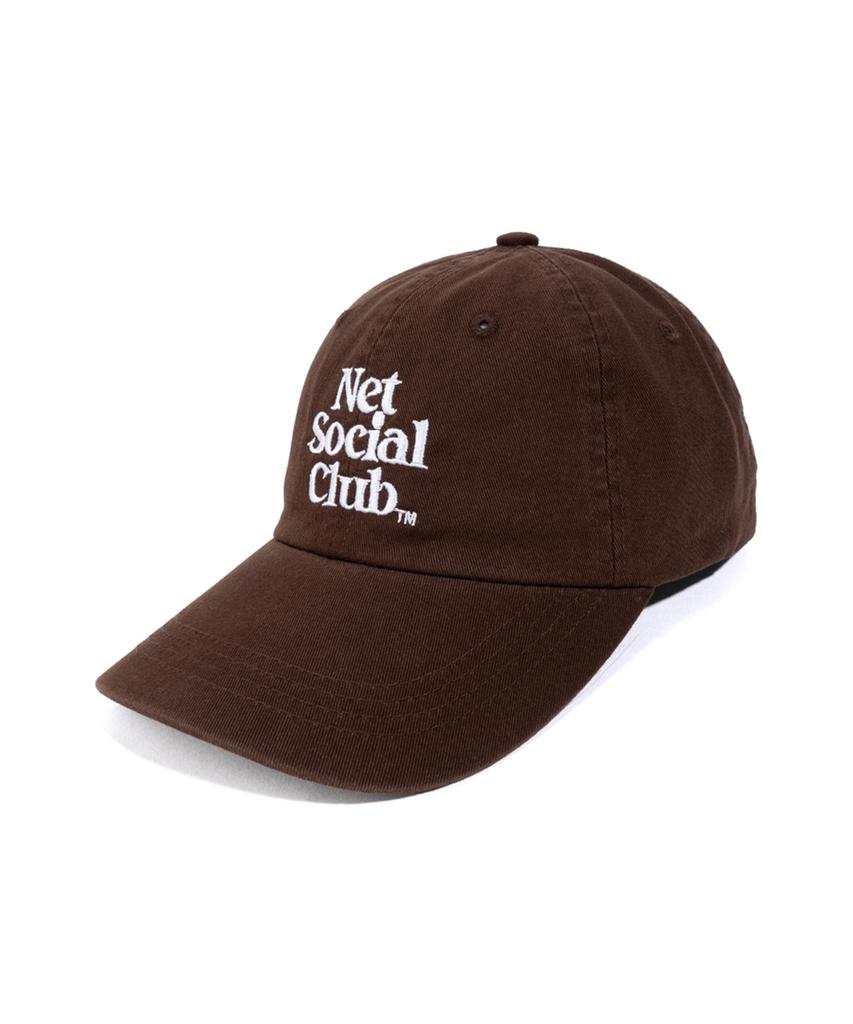 Кепка с вымытым эффектом и логотипом NET SOCIAL CLUB (Д.Браун)