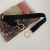 Knot Geometric Female Waist Strap Gold Round Buckle Belt Elastic Waist Belt Women Waistband