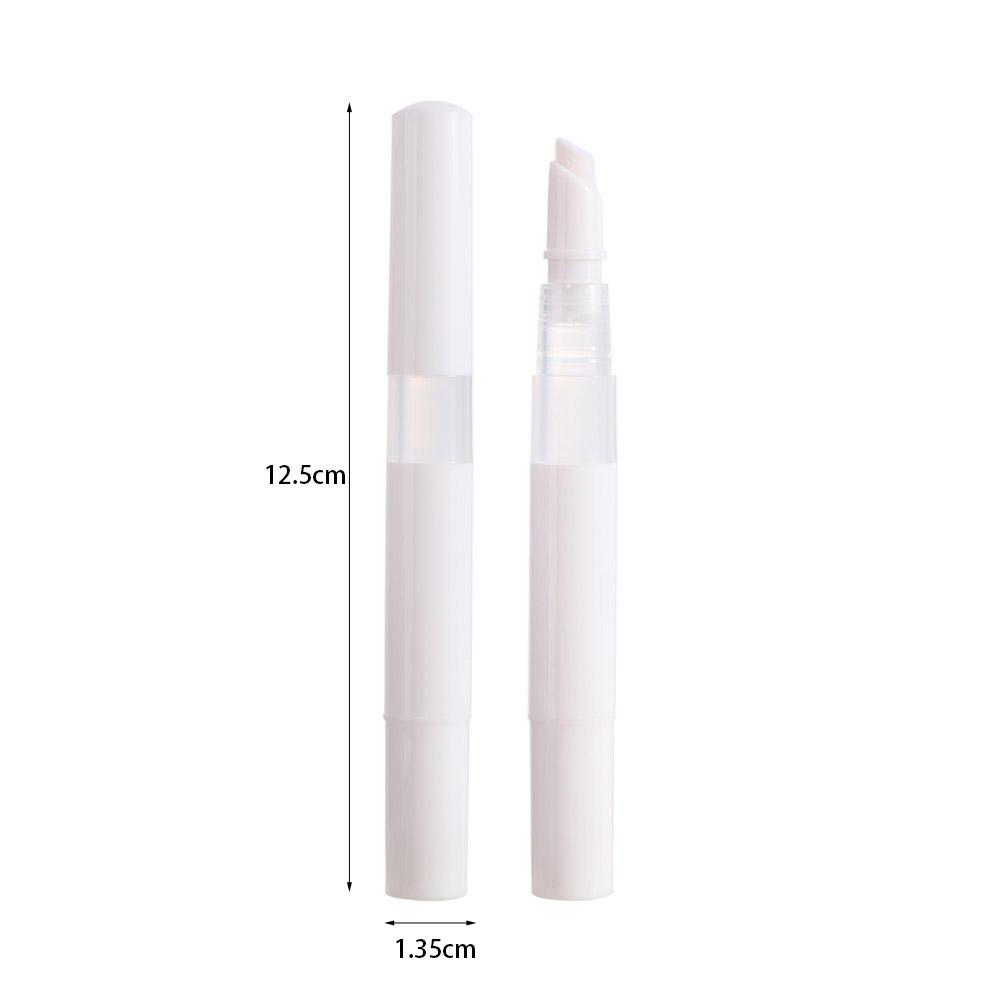 Transparent Nail Oil Pen With Brush 3ML Lip Gloss Tube Cream Cosmetic Container Pen  Outdoor