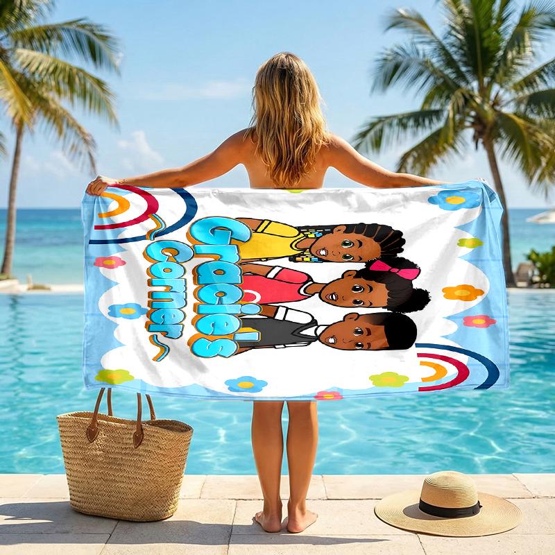 Song Fashion Beach Towel: Ideal for Summer Adventures Soft, absorbent and quick drying suitable for swimming and bathing
